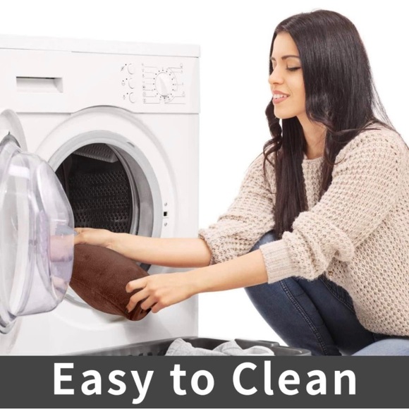 Memory Foam Toilet Bath Mat U-Shaped, Dark Brown, Soft and Comfortable - Picture 6 of 8